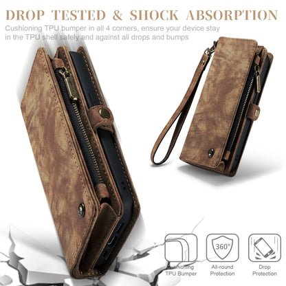 For iPhone 12 mini CaseMe-008 Detachable Multifunctional Wallet Leather Phone Case (Brown) - iPhone 12 mini Cases by CaseMe | Online Shopping UK | buy2fix