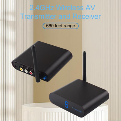 Measy AV220 2.4GHz Wireless Audio / Video Transmitter and Receiver, Distance: 200m(UK Plug) - Set Top Box & Accessories by Measy | Online Shopping UK | buy2fix