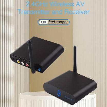 Measy AV240 2.4GHz Wireless Audio / Video Transmitter and Receiver with Infrared Return Function, Distance: 400m(EU Plug) - Set Top Box & Accessories by Measy | Online Shopping UK | buy2fix