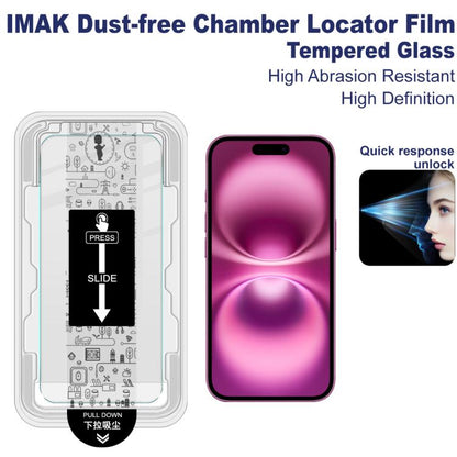 For iPhone 16 Plus imak Dust-free Chamber Locator H Series Tempered Glass Film - iPhone 16 Plus Tempered Glass by imak | Online Shopping UK | buy2fix