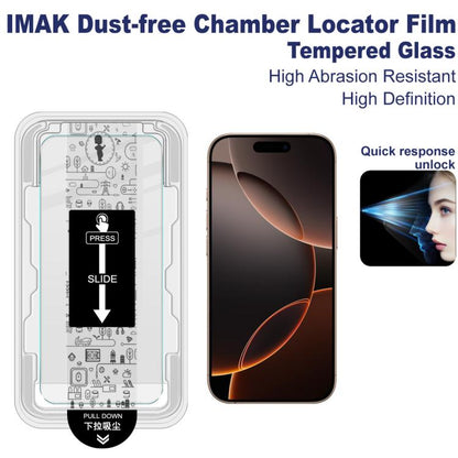 For iPhone 16 Pro imak Dust-free Chamber Locator H Series Tempered Glass Film - iPhone 16 Pro Tempered Glass by imak | Online Shopping UK | buy2fix