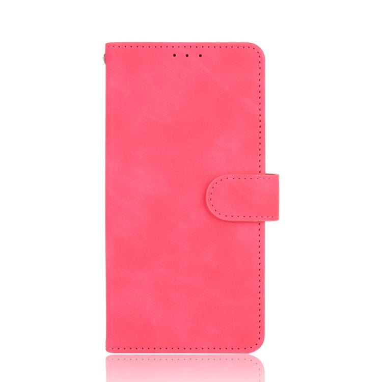 For Motorola Moto G9 Plus Solid Color Skin Feel Magnetic Buckle Horizontal Flip Calf Texture PU Leather Case with Holder & Card Slots & Wallet(Rose Red) - Motorola Cases by buy2fix | Online Shopping UK | buy2fix