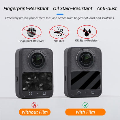 2pcs Sunnylife Screen Protector Tempered Glass Protective Film For DJI Osmo 360(Transparent) - Protective Film & Stickers by Sunnylife | Online Shopping UK | buy2fix
