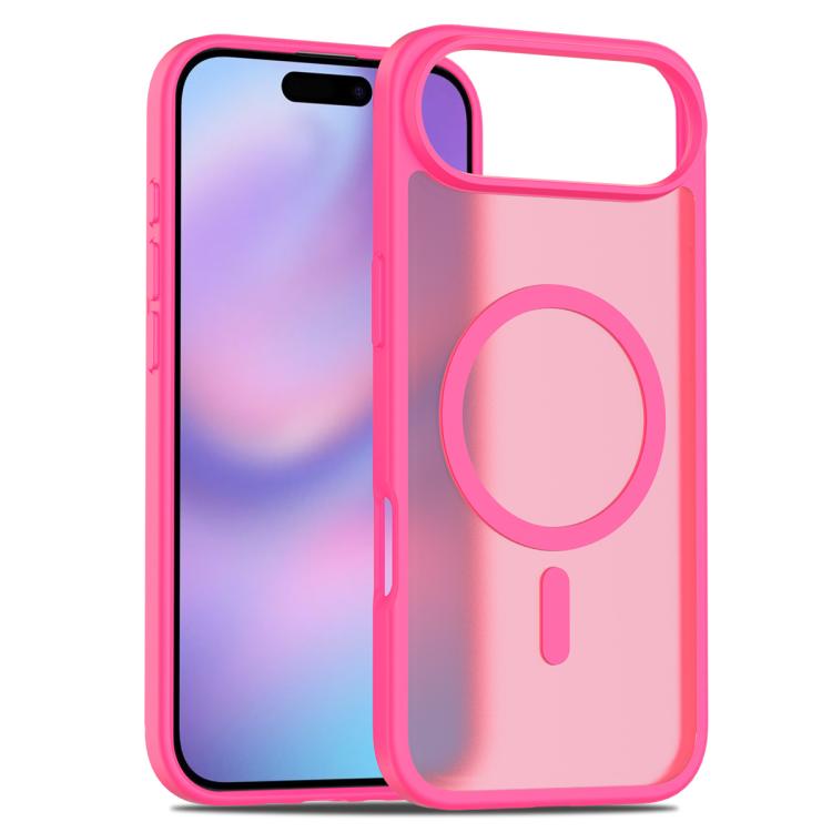 For iPhone Air Skin Feel TPU Hybrid PC MagSafe Phone Case(Rose Red) - iPhone Air Cases by buy2fix | Online Shopping UK | buy2fix