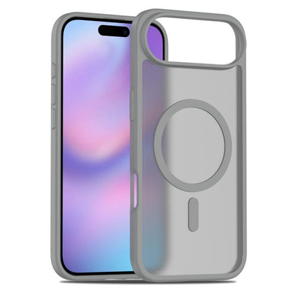 For iPhone Air Skin Feel TPU Hybrid PC MagSafe Phone Case(Dark Grey) - iPhone Air Cases by buy2fix | Online Shopping UK | buy2fix
