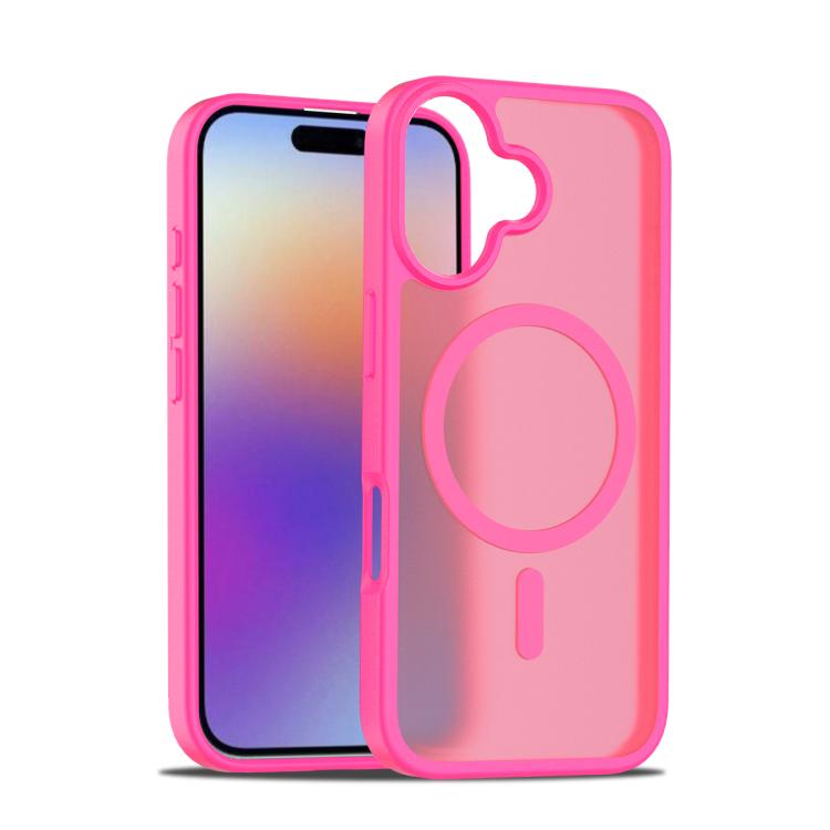 For iPhone 17 Skin Feel TPU Hybrid PC MagSafe Phone Case(Rose Red) - iPhone 17 Cases by buy2fix | Online Shopping UK | buy2fix