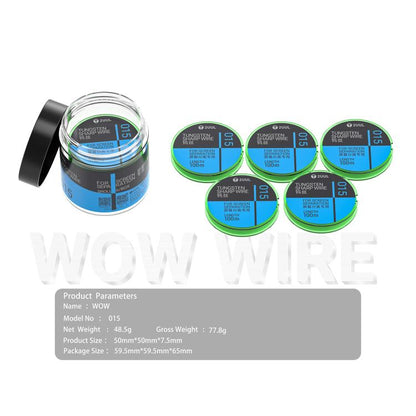 2UUL WS-015 0.015mm 100m Tungsten Sharp Diamond Wire - Others by 2UUL | Online Shopping UK | buy2fix