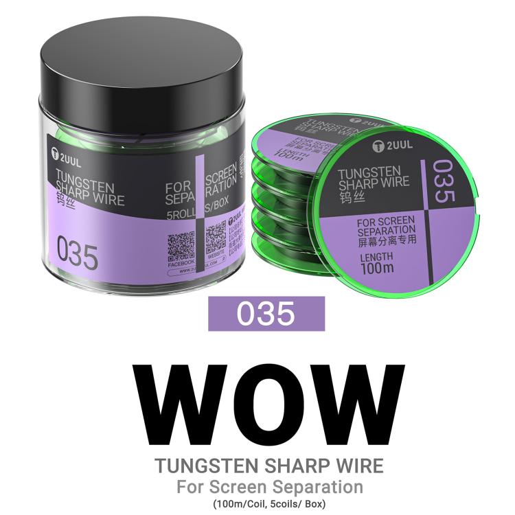 2UUL WS-035 0.035mm 100m Tungsten Sharp Diamond Wire - Others by 2UUL | Online Shopping UK | buy2fix