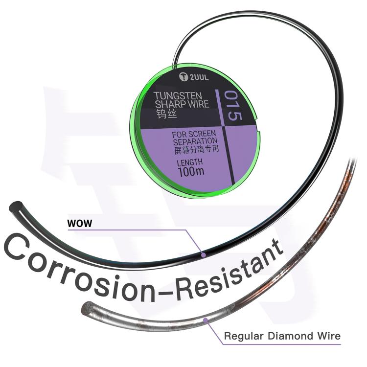 2UUL WS-035 0.035mm 100m Tungsten Sharp Diamond Wire - Others by 2UUL | Online Shopping UK | buy2fix