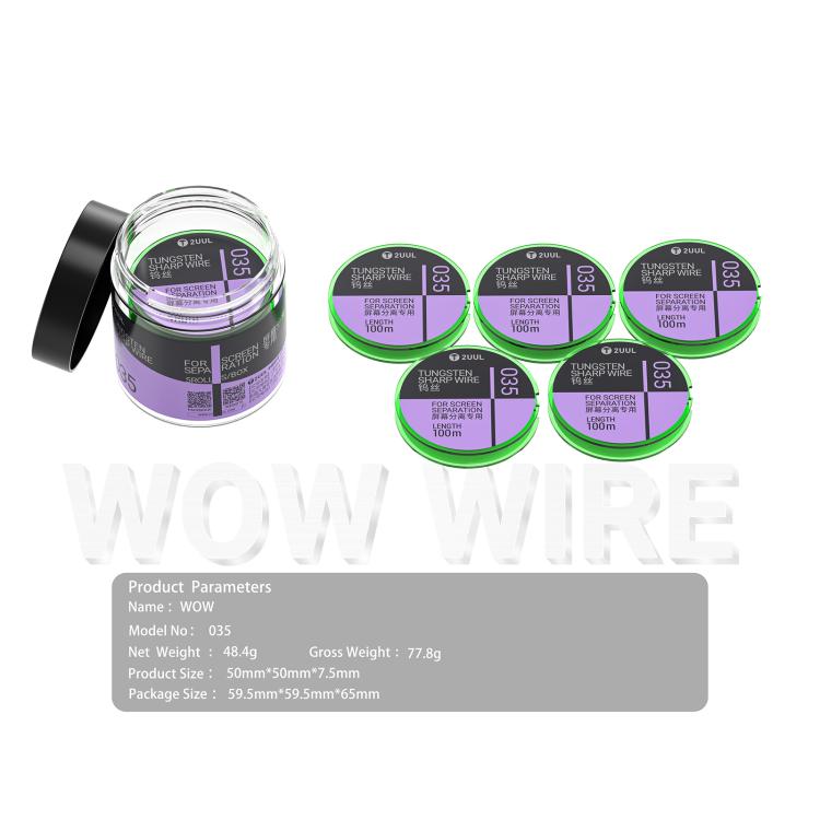 2UUL WS-035 0.035mm 100m Tungsten Sharp Diamond Wire - Others by 2UUL | Online Shopping UK | buy2fix