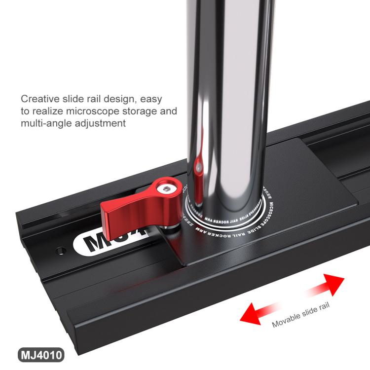 Mijing MJ4010 32mm 360 Universal Metal Swing Arm Liftable Fixed Stand with Slide Rails - Others by MIJING | Online Shopping UK | buy2fix