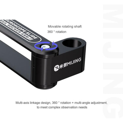 Mijing MJ4010 32mm 360 Universal Metal Swing Arm Liftable Fixed Stand with Slide Rails - Others by MIJING | Online Shopping UK | buy2fix