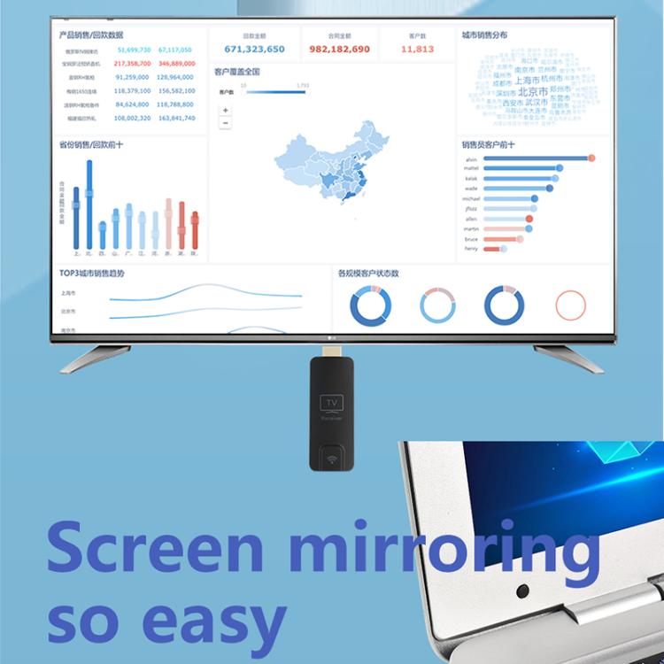 AM18052 1080P HD HDMI Wireless Transmitter and Receiver(Black) - Wireless Display Dongle by buy2fix | Online Shopping UK | buy2fix