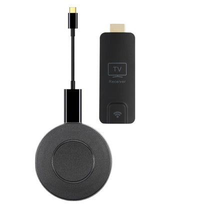 AM18052 1080P HD Type-C Wireless Transmitter and Receiver(Black) - Wireless Display Dongle by buy2fix | Online Shopping UK | buy2fix