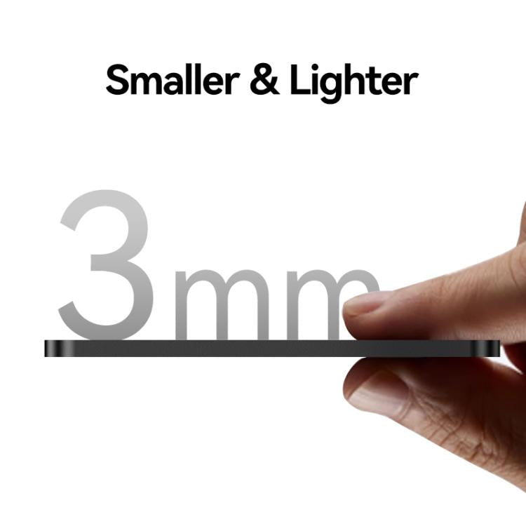 USAMS ZB353 iOS Mini Ultra-thin Card Type Anti-lost Device Location Tracker(Black) - Personal Tracker by USAMS | Online Shopping UK | buy2fix