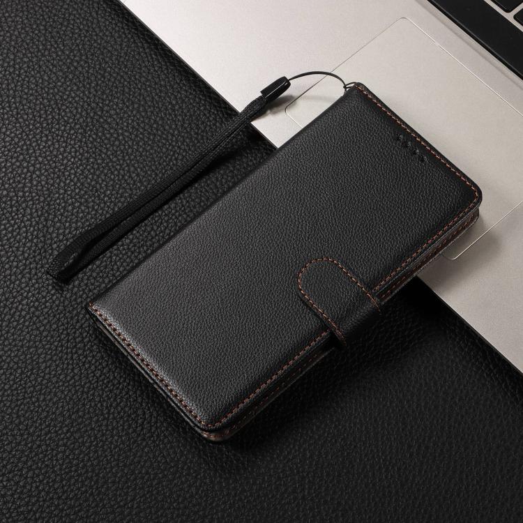 For iPhone Air Litchi Texture RFID Blocking 3-Card Wallet Leather Phone Case(Black) - iPhone Air Cases by buy2fix | Online Shopping UK | buy2fix