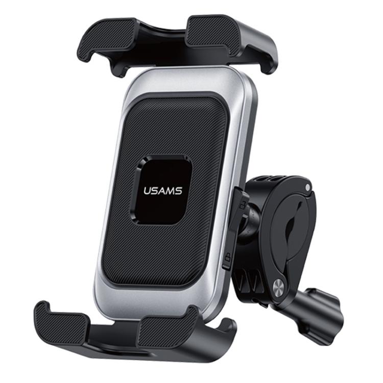 USAMS ZJ082 360-degree Universal Ball Motocycle Cycling Phone Holder(Black) - Holder by USAMS | Online Shopping UK | buy2fix