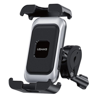USAMS ZJ082 360-degree Universal Ball Motocycle Cycling Phone Holder(Black) - Holder by USAMS | Online Shopping UK | buy2fix