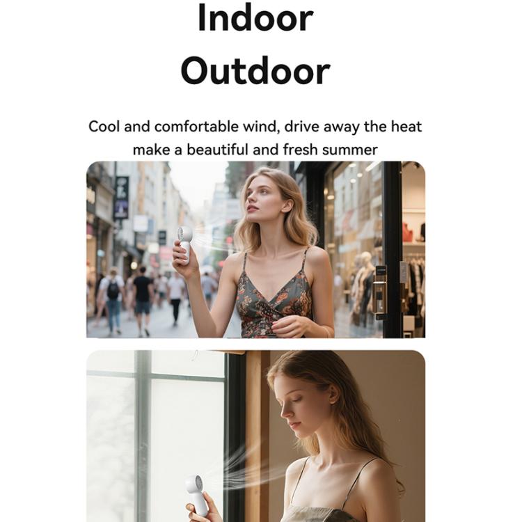 USAMS ZB354 Handheld Mini Pocket Fan(White) - Electric Fans by USAMS | Online Shopping UK | buy2fix