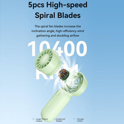 USAMS ZB354 Handheld Mini Pocket Fan(Purple) - Electric Fans by USAMS | Online Shopping UK | buy2fix