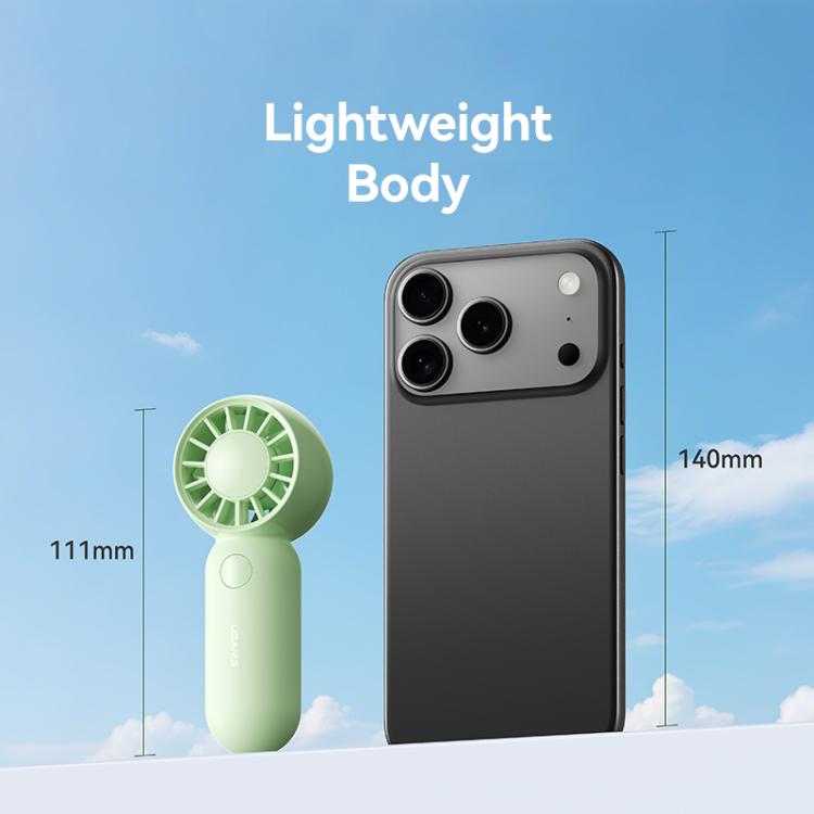 USAMS ZB354 Handheld Mini Pocket Fan(Green) - Electric Fans by USAMS | Online Shopping UK | buy2fix