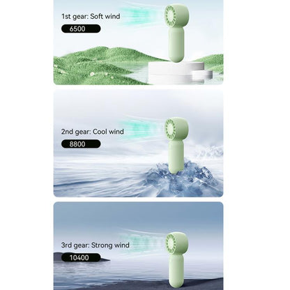 USAMS ZB354 Handheld Mini Pocket Fan(Purple) - Electric Fans by USAMS | Online Shopping UK | buy2fix