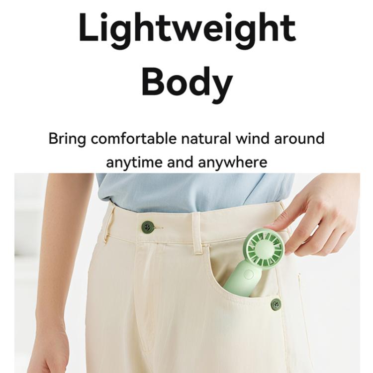 USAMS ZB354 Handheld Mini Pocket Fan(Green) - Electric Fans by USAMS | Online Shopping UK | buy2fix