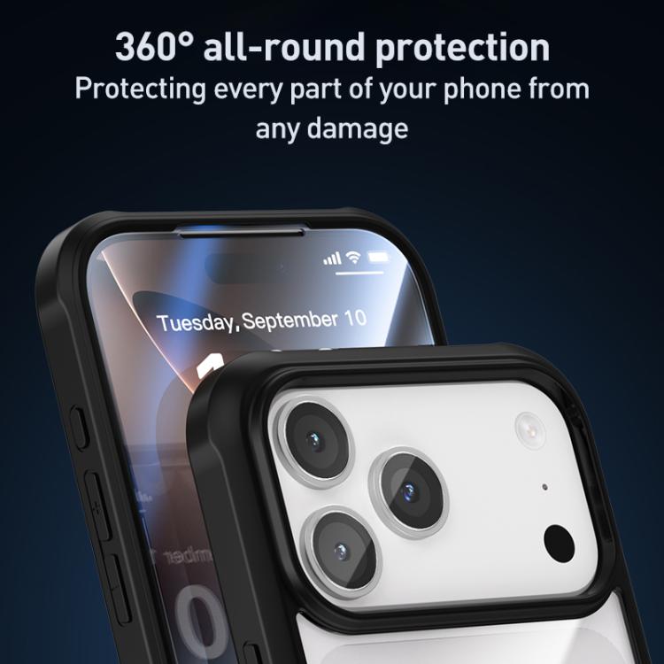 For iPhone Air Double-sided Plastic Glass Phone Protective Case(Grey) - iPhone Air Cases by buy2fix | Online Shopping UK | buy2fix