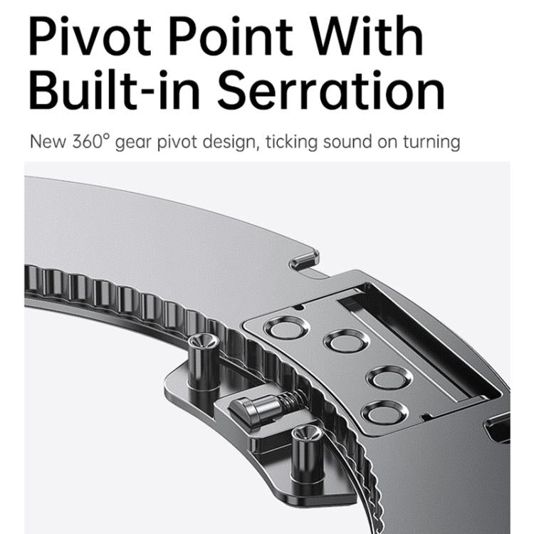 For iPhone 17 Pro Gear 360 Rotation MagSafe Holder Phone Case(Black) - iPhone 17 Pro Cases by buy2fix | Online Shopping UK | buy2fix