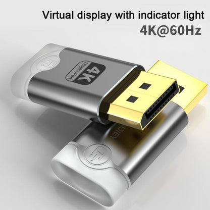 DOONJIEY DisplayPort Interface Graphics Card Spoofer Display Emulator Virtual Monitor with Indicator Light(Silver) -  by buy2fix | Online Shopping UK | buy2fix