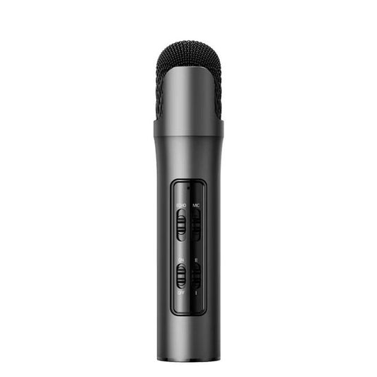 Lebo P1 Karaoke Microphone Audio Home Bluetooth Wireless Microphone(Black) - Microphone by buy2fix | Online Shopping UK | buy2fix