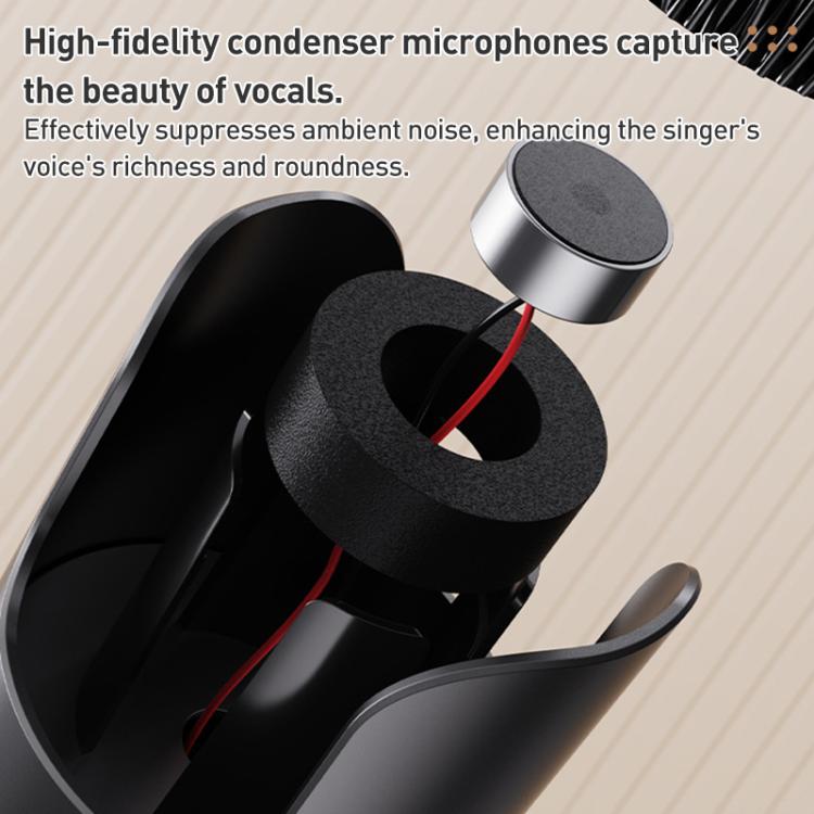 Lebo P1 Karaoke Microphone Audio Home Bluetooth Wireless Microphone(Red) - Microphone by buy2fix | Online Shopping UK | buy2fix