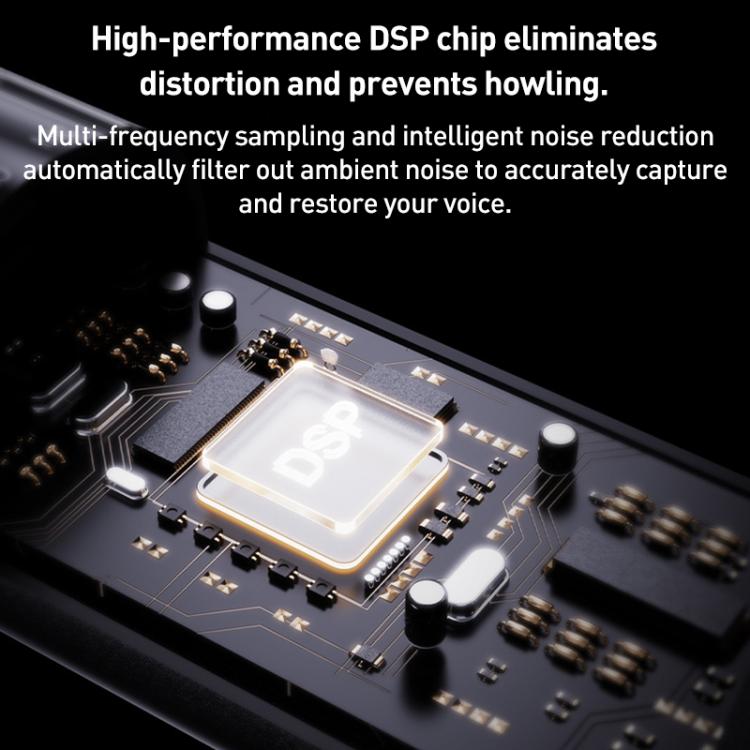 Lebo P1 Karaoke Microphone Audio Home Bluetooth Wireless Microphone(Black) - Microphone by buy2fix | Online Shopping UK | buy2fix