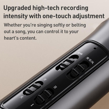 Lebo P1 Karaoke Microphone Audio Home Bluetooth Wireless Microphone(Black) - Microphone by buy2fix | Online Shopping UK | buy2fix