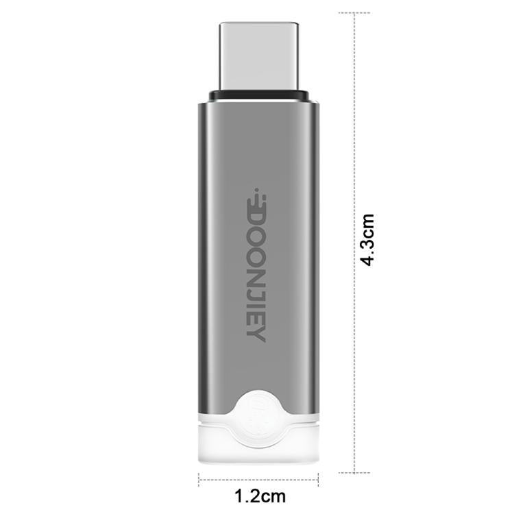 DOONJIEY USB-C / Type-C Interface Graphics Card Spoofer Virtual Monitor with Indicator Light(Black) - Cable & Adapters by buy2fix | Online Shopping UK | buy2fix