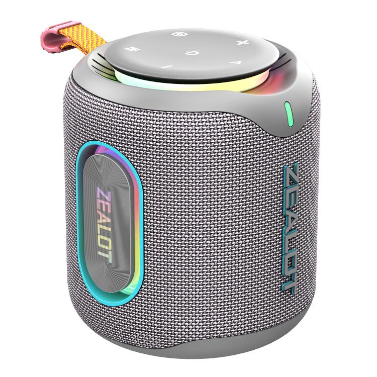 Zealot M1 30W Portable Outdoor IPX6 RGB Stereo Bluetooth Speaker(Grey) - Waterproof Speaker by ZEALOT | Online Shopping UK | buy2fix