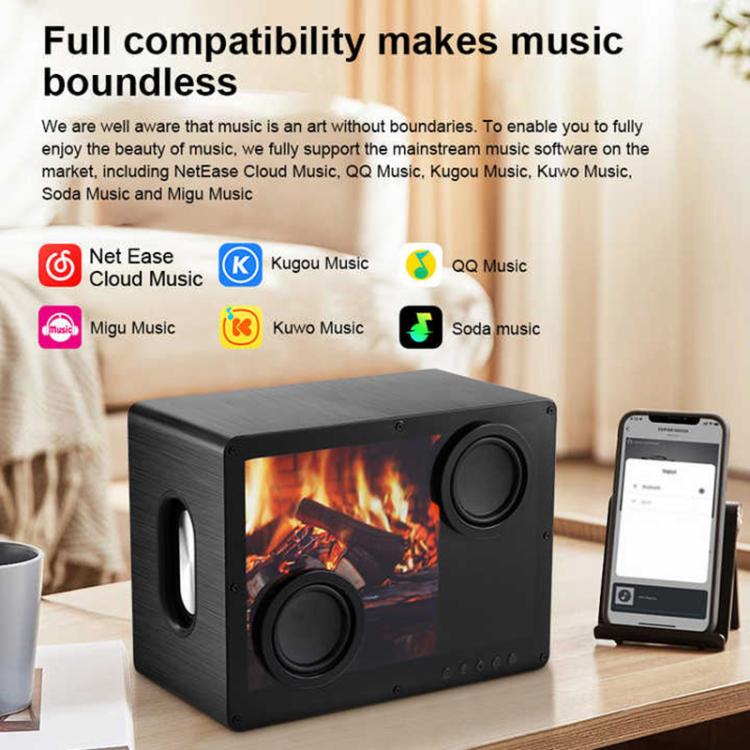 D35 Bluetooth Wireless Desktop Speaker(Black) - Desktop Speaker by buy2fix | Online Shopping UK | buy2fix