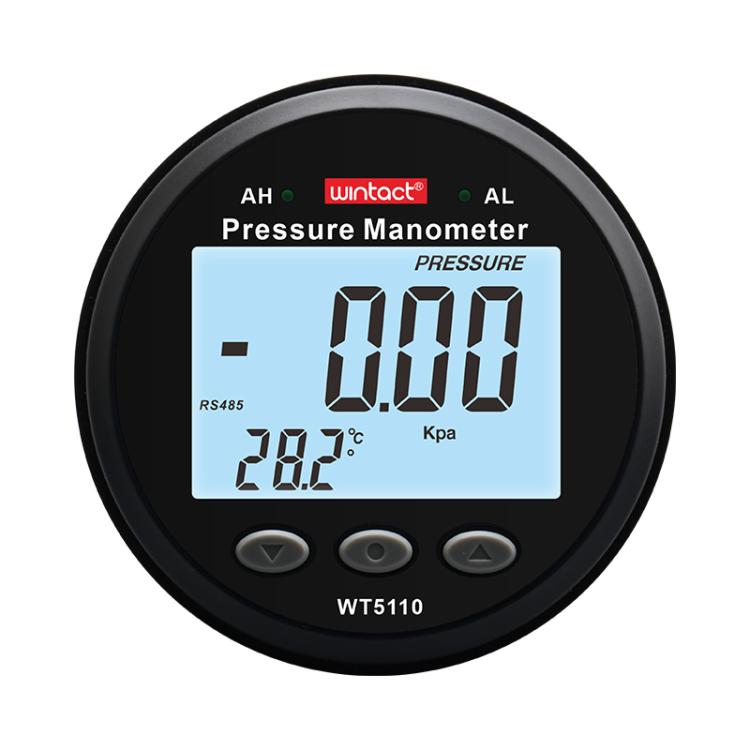 Wintact Portable Hight Precision Pressure Manometer with Temperature Compensation, Model:WT5110 / 100Kpa - Gas Monitor by Wintact | Online Shopping UK | buy2fix