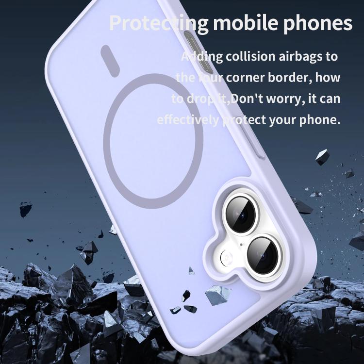 For iPhone 17 Fanying Series PC Hybrid TPU Translucent Frosted MagSafe Phone Case(Lavender) - iPhone 17 Cases by buy2fix | Online Shopping UK | buy2fix