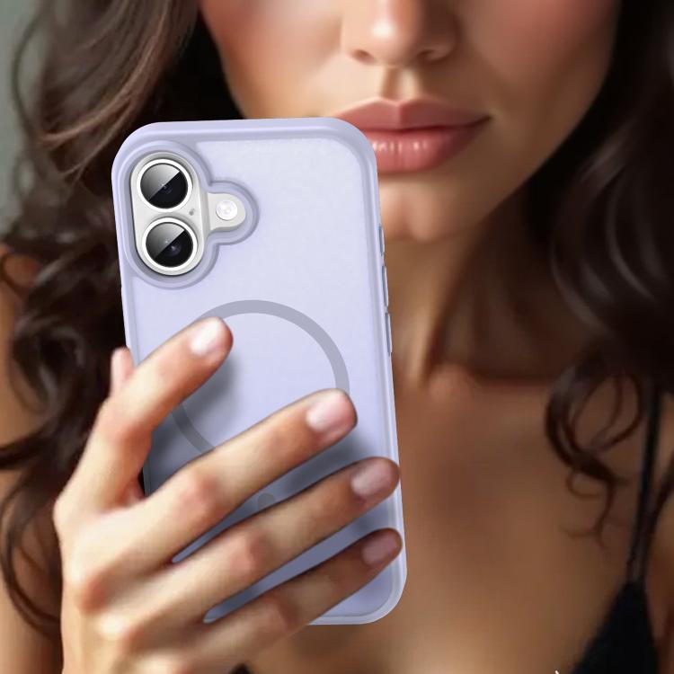 For iPhone 17 Fanying Series PC Hybrid TPU Translucent Frosted MagSafe Phone Case(Lavender) - iPhone 17 Cases by buy2fix | Online Shopping UK | buy2fix