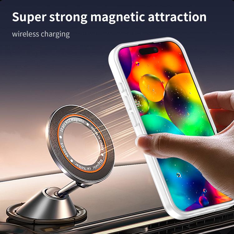 For iPhone 17 Fanying Series PC Hybrid TPU Translucent Frosted MagSafe Phone Case(Matte White) - iPhone 17 Cases by buy2fix | Online Shopping UK | buy2fix