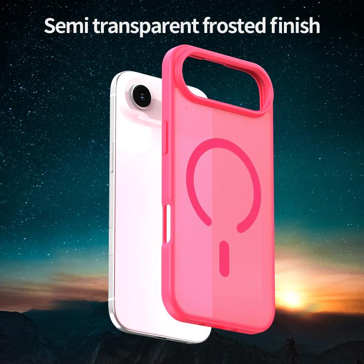 For iPhone Air Fanying Series PC Hybrid TPU Translucent Frosted MagSafe Phone Case(Rose Red) - iPhone Air Cases by buy2fix | Online Shopping UK | buy2fix