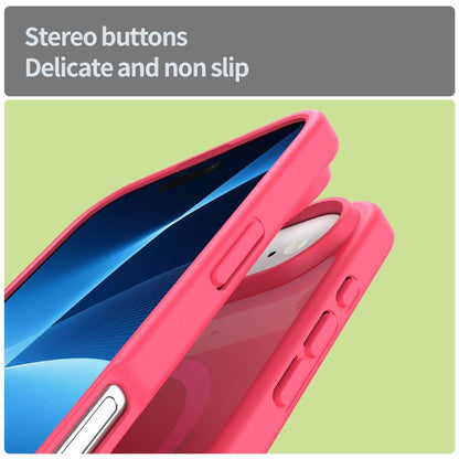 For iPhone Air Fanying Series PC Hybrid TPU Translucent Frosted MagSafe Phone Case(Rose Red) - iPhone Air Cases by buy2fix | Online Shopping UK | buy2fix