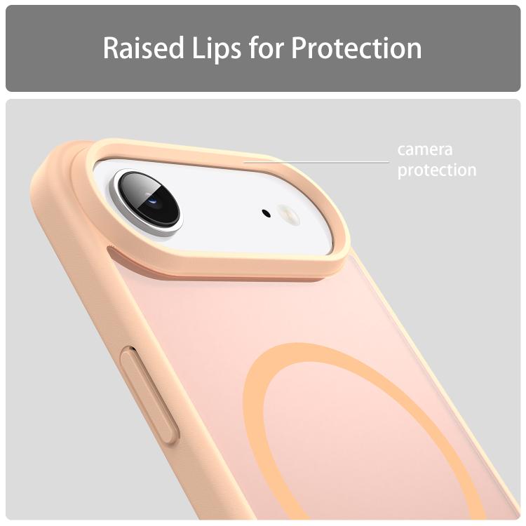 For iPhone Air Fanying Series PC Hybrid TPU Translucent Frosted MagSafe Phone Case(Rouge Powder) - iPhone Air Cases by buy2fix | Online Shopping UK | buy2fix