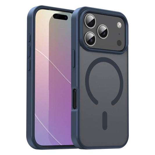 For iPhone 17 Pro Fanying Series PC Hybrid TPU Translucent Frosted MagSafe Phone Case(Cyan Blue) - iPhone 17 Pro Cases by buy2fix | Online Shopping UK | buy2fix