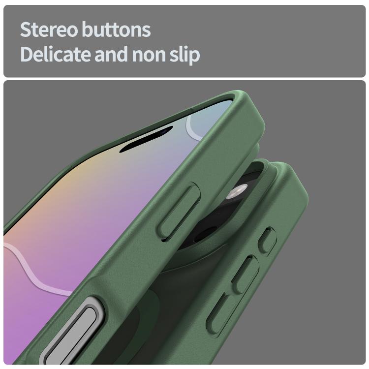 For iPhone 17 Pro Fanying Series PC Hybrid TPU Translucent Frosted MagSafe Phone Case(Olive Green) - iPhone 17 Pro Cases by buy2fix | Online Shopping UK | buy2fix
