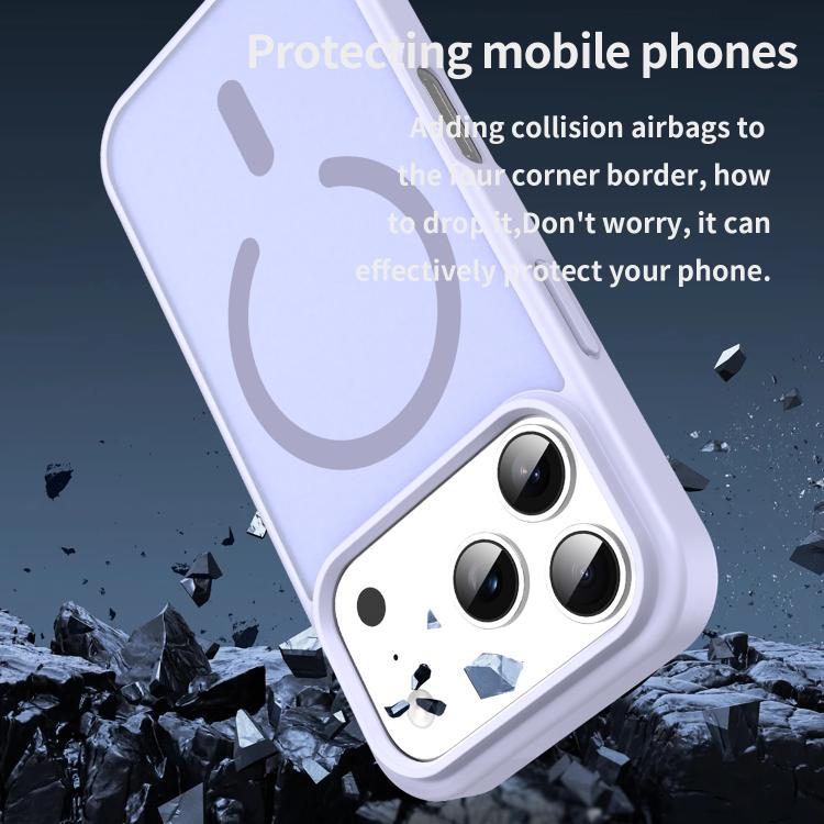 For iPhone 17 Pro Fanying Series PC Hybrid TPU Translucent Frosted MagSafe Phone Case(Lavender) - iPhone 17 Pro Cases by buy2fix | Online Shopping UK | buy2fix