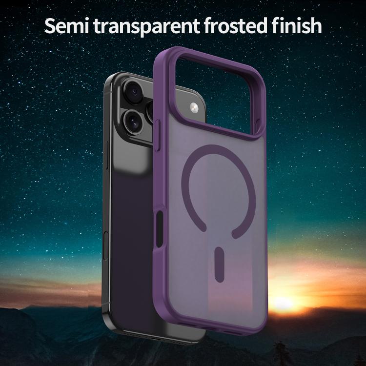 For iPhone 17 Pro Max Fanying Series PC Hybrid TPU Translucent Frosted MagSafe Phone Case(Crystal Purple) - iPhone 17 Pro Max Cases by buy2fix | Online Shopping UK | buy2fix