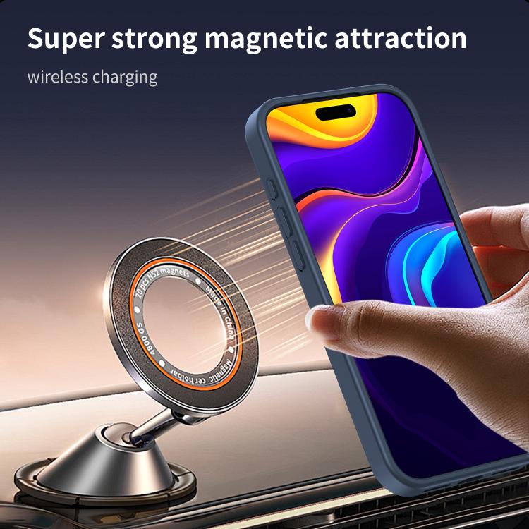 For iPhone 17 Pro Max Fanying Series PC Hybrid TPU Translucent Frosted MagSafe Phone Case(Cyan Blue) - iPhone 17 Pro Max Cases by buy2fix | Online Shopping UK | buy2fix