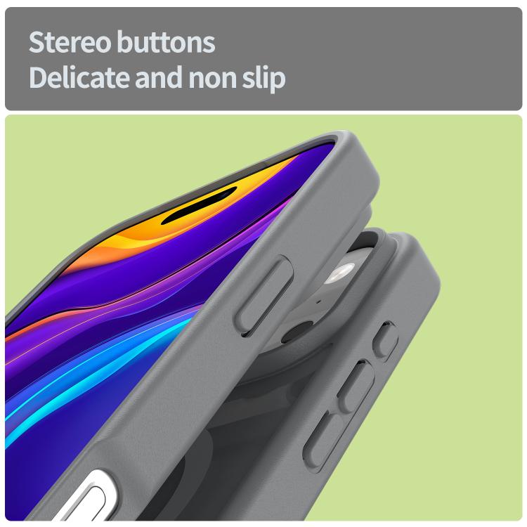 For iPhone 17 Pro Max Fanying Series PC Hybrid TPU Translucent Frosted MagSafe Phone Case(Silver Grey) - iPhone 17 Pro Max Cases by buy2fix | Online Shopping UK | buy2fix